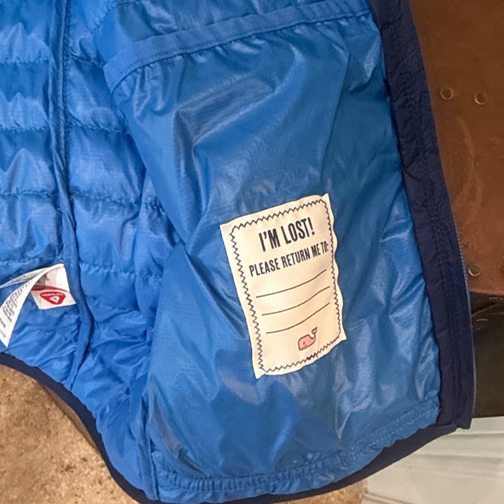 Vineyard Vines Boys Blue Primaloft Packable Jacket - Picture 5 of 8